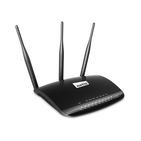 NETIS 300Mbps Wireless N High Power Router w/ 3x 5dBi Detachable Antenna WF2533